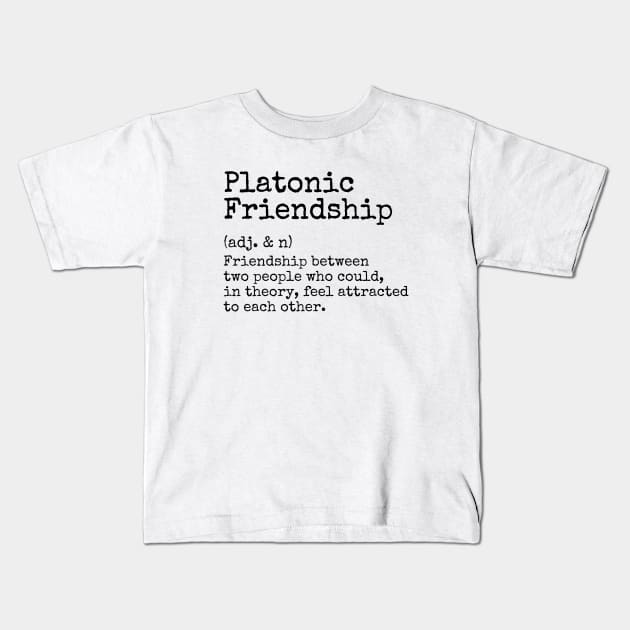 Best Friends are Kindred Spirits, Platonic Soulmates Forever Kids T-Shirt by Mochabonk